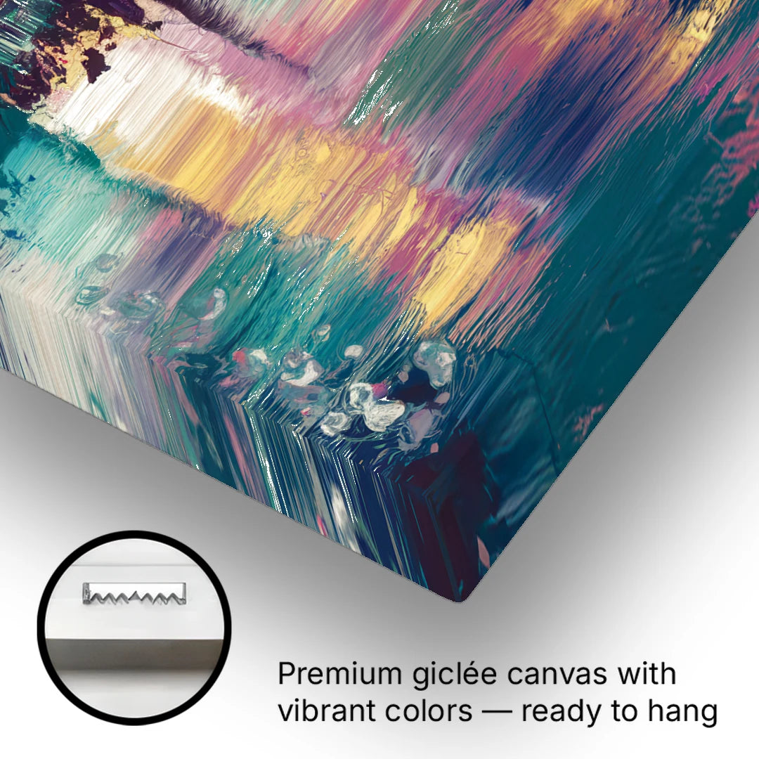 New Orleans Skyline at Sunset - Canvas Wall Art - Gallery Wrap Corner
