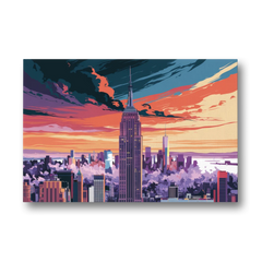 New York City Empire State Building - Canvas Wall Art - Front