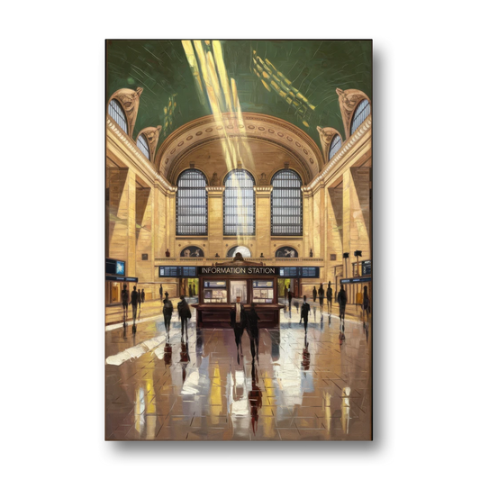 New York City Grand Central Station - Canvas Wall Art - Front