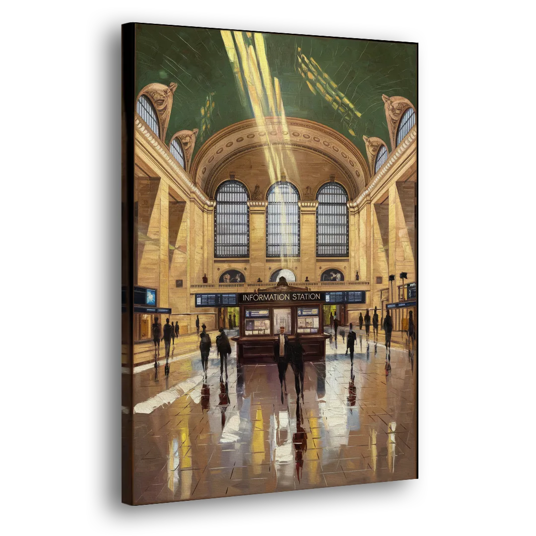 New York City Grand Central Station Side - Canvas Wall Art