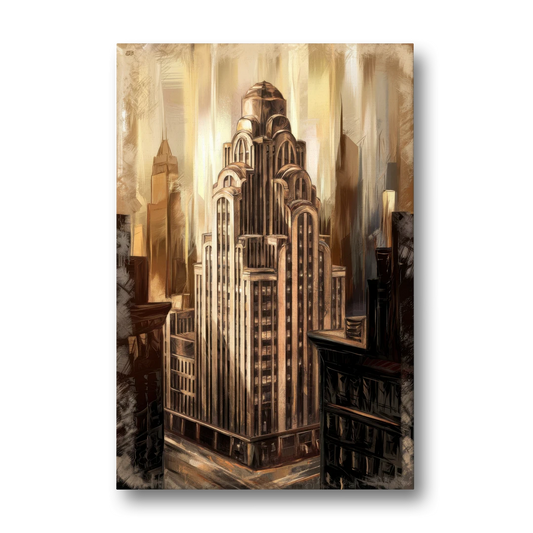 New York City Historic Architecture - Canvas Wall Art - Front