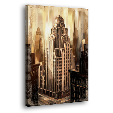New York City Historic Architecture - Canvas Wall Art - Side