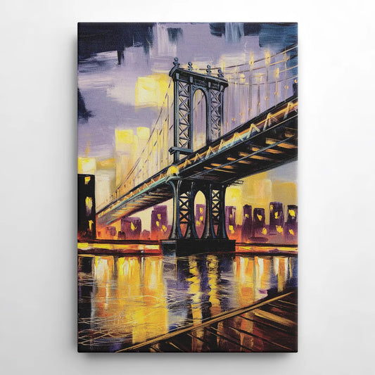 New York City Iconic Bridges - Canvas Wall Art
