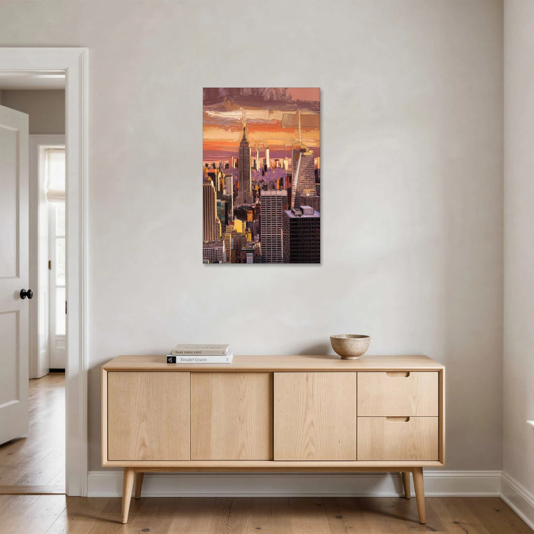 New York City Midtown Skyline - Canvas Wall Art - Coffee Table - 24x36