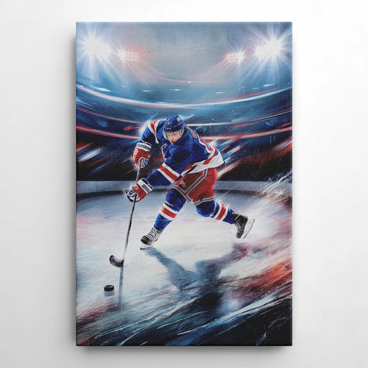 New York City Rangers Hockey - Canvas Wall Art