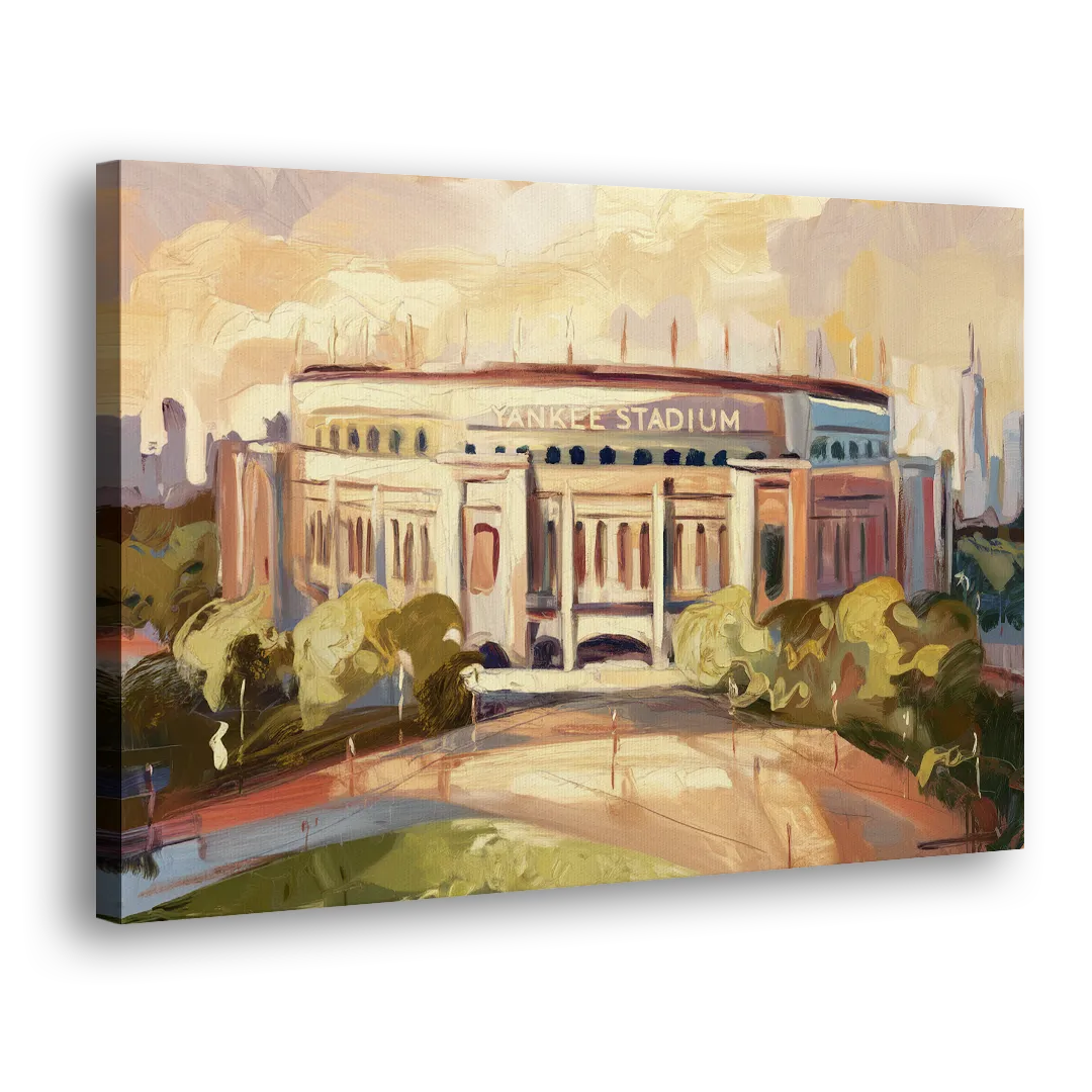 New York City Yankee Stadium Side - Canvas Wall Art