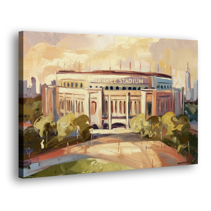 New York City Yankee Stadium Side - Canvas Wall Art