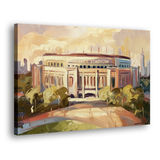 New York City Yankee Stadium Side - Canvas Wall Art