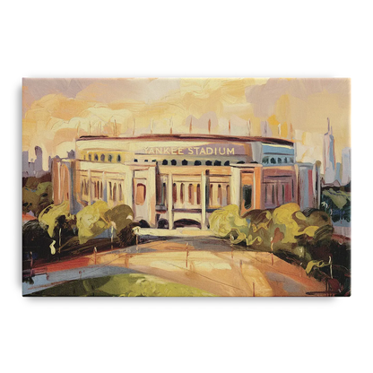 New York City Yankee Stadium Front - Canvas Wall Art