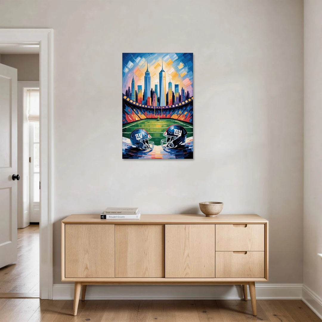New York Giants Skyline Stadium - Canvas Wall Art - Coffee Table - 24x36