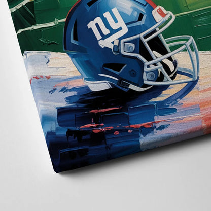 New York Giants Skyline Stadium Canvas Close Up
