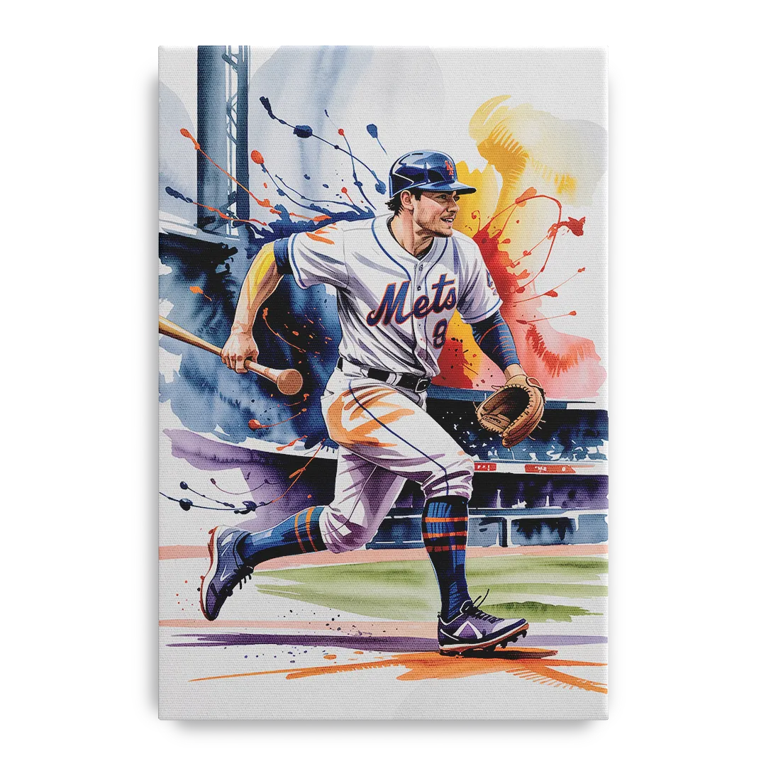 New York Mets Championship Game - Canvas Wall Art