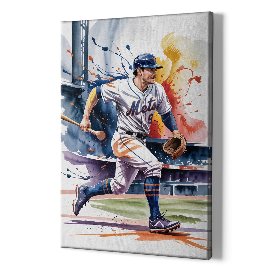 New York Mets Championship Game - Canvas Print Art Sides