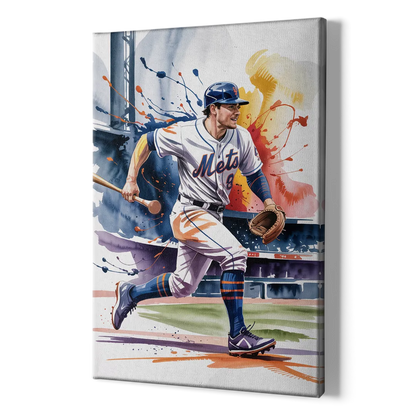 New York Mets Championship Game - Canvas Print Art Sides
