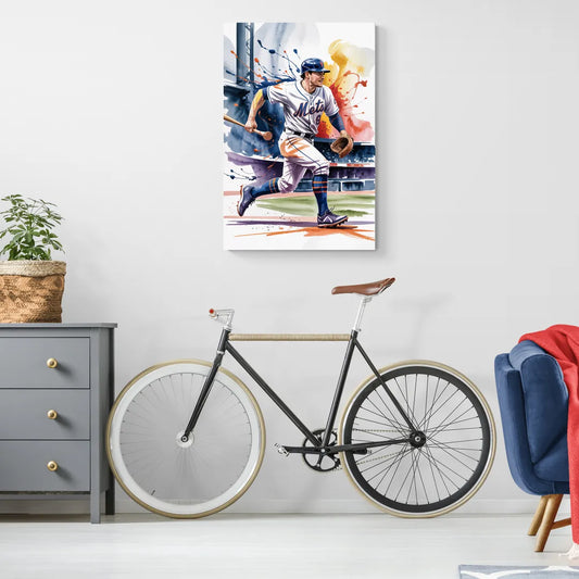 New York Mets Championship Game - Canvas Wall Art Living Room