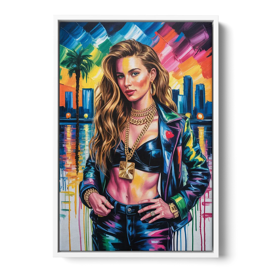 Next Shot 2.0 - White Frame Canvas