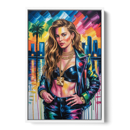 Next Shot 2.0 - White Frame Canvas