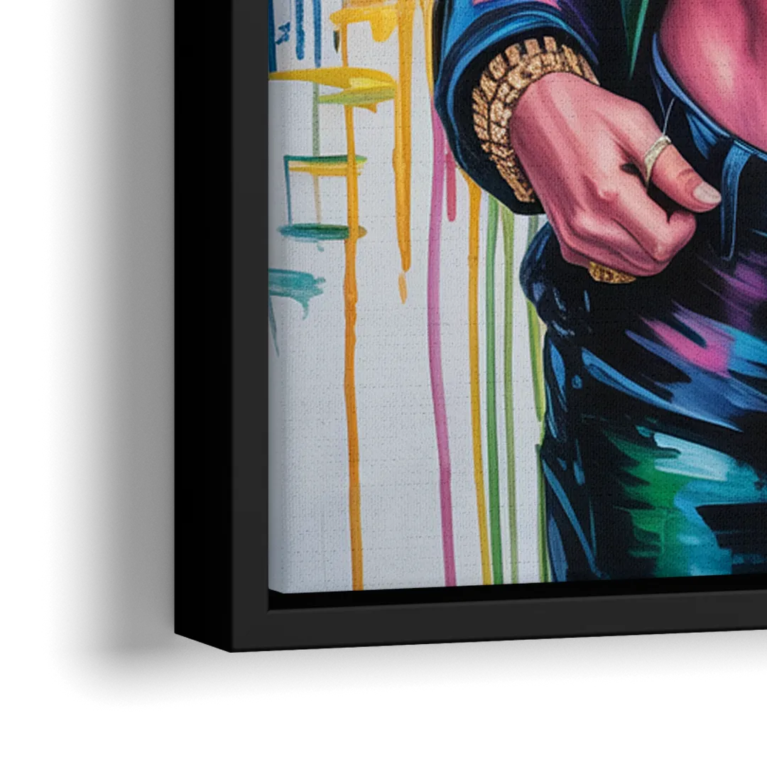 Next Shot 2.0 - Close-Up Black Frame Canvas