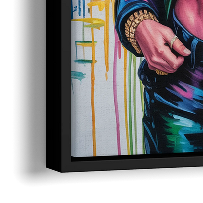 Next Shot 2.0 - Close-Up Black Frame Canvas