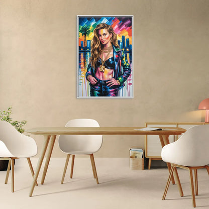 Next Shot 2.0 - Living Room White Frame Canvas