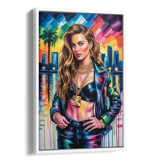 Next Shot 2.0 Side - White Canvas Wall Art