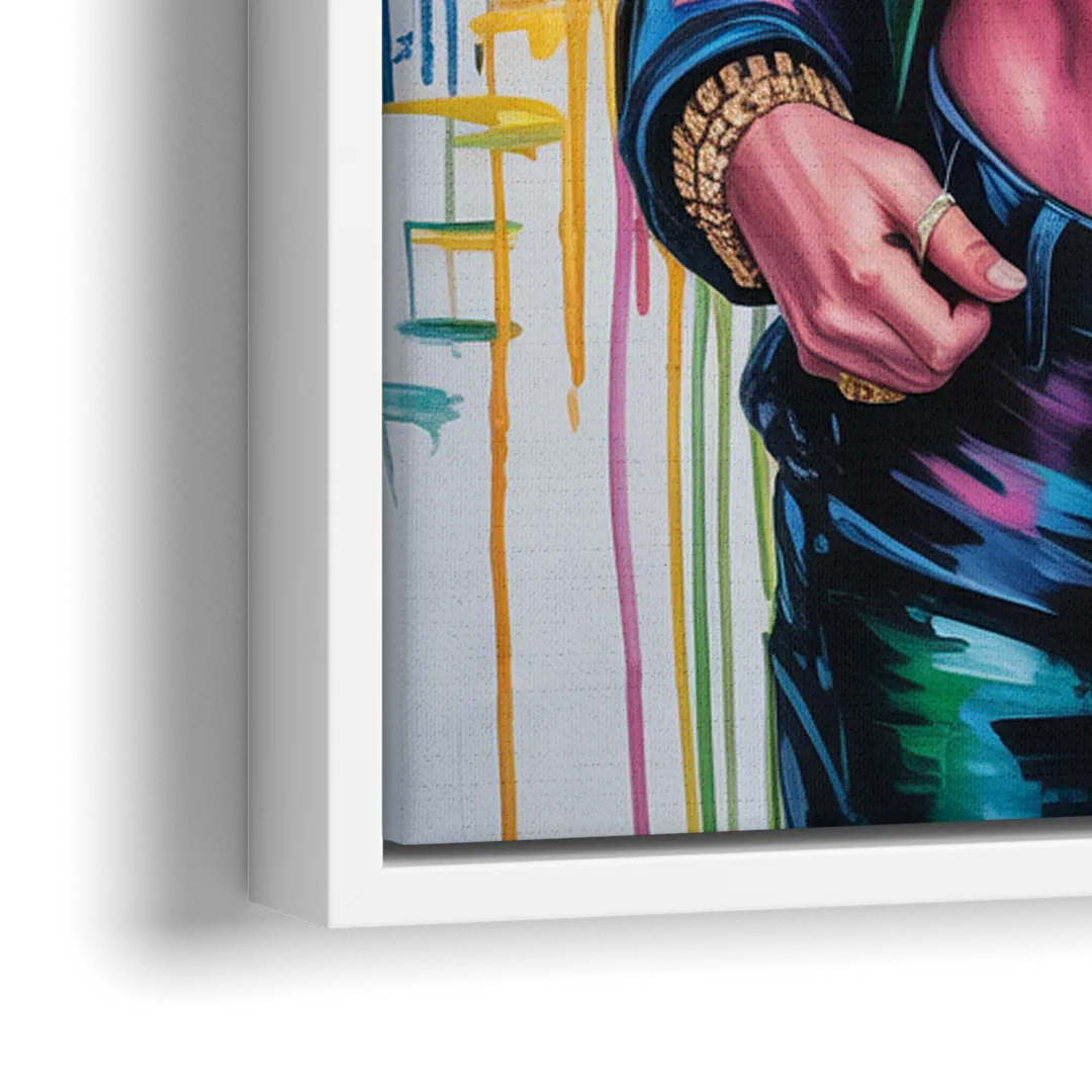 Next Shot 2.0 - Close-Up White Frame Canvas