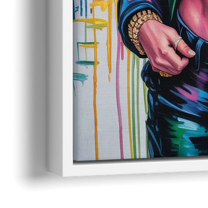 Next Shot 2.0 - Close-Up White Frame Canvas