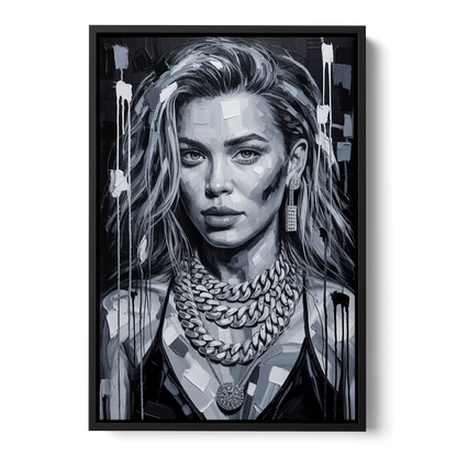 Next Shot Front - Black Canvas Wall Art