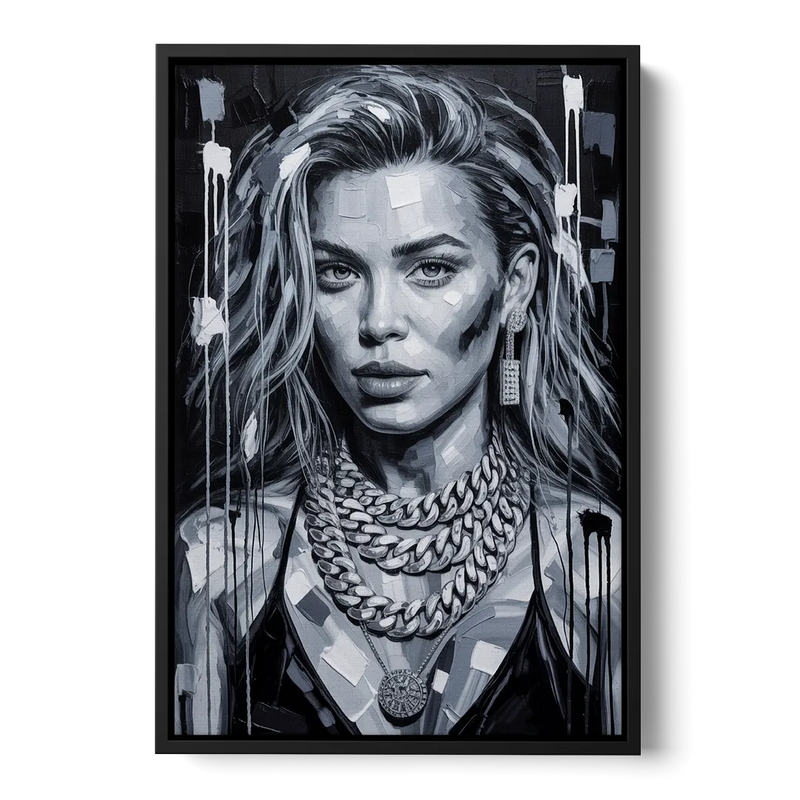 Next Shot Front - Black Canvas Wall Art