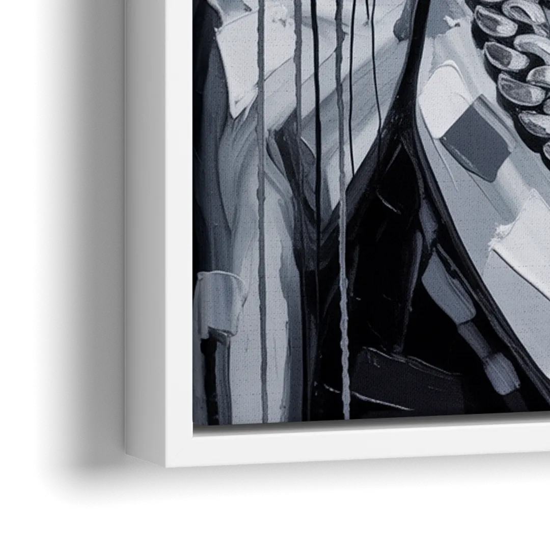 Next Shot - Close-Up White Frame Canvas