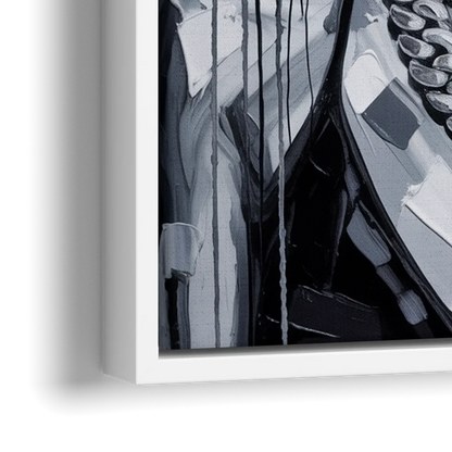 Next Shot - Close-Up White Frame Canvas