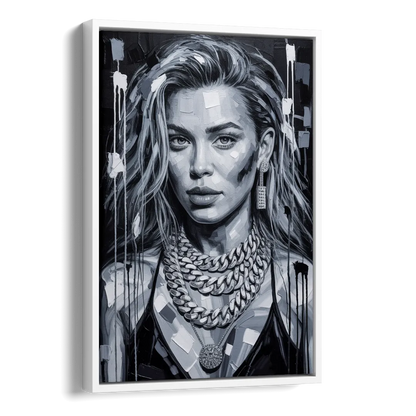 Next Shot Side - White Canvas Wall Art