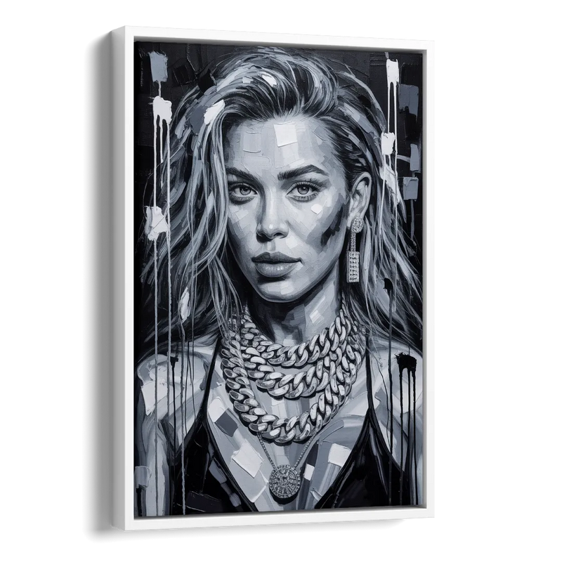 Next Shot Side - White Canvas Wall Art