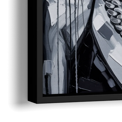 Next Shot - Close-Up Black Frame Canvas