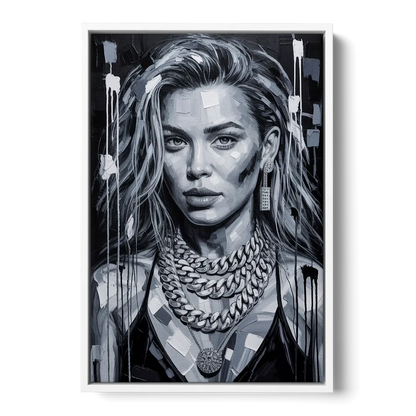 Next Shot Front - White Canvas Wall Art