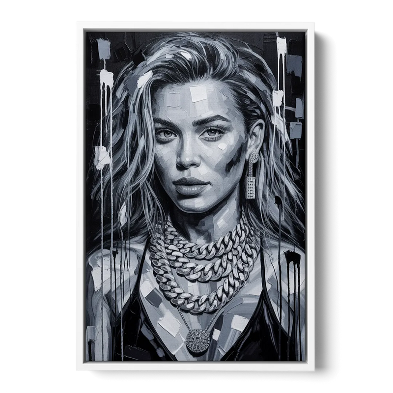 Next Shot Front - White Canvas Wall Art