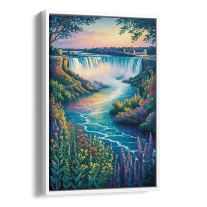 Niagara Botanical Gardens Side - White Canvas Wall Art