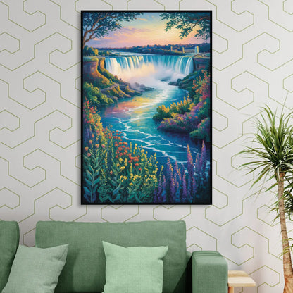 Niagara Botanical Gardens Sitting Room - Black Canvas Wall Art