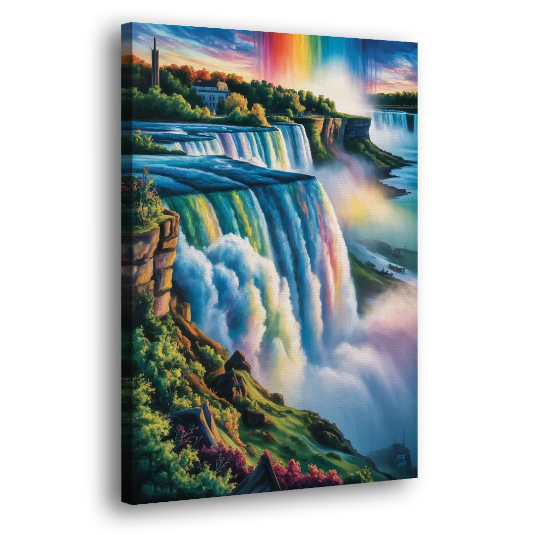 Niagara Falls Close Up Side - Canvas Wall Art