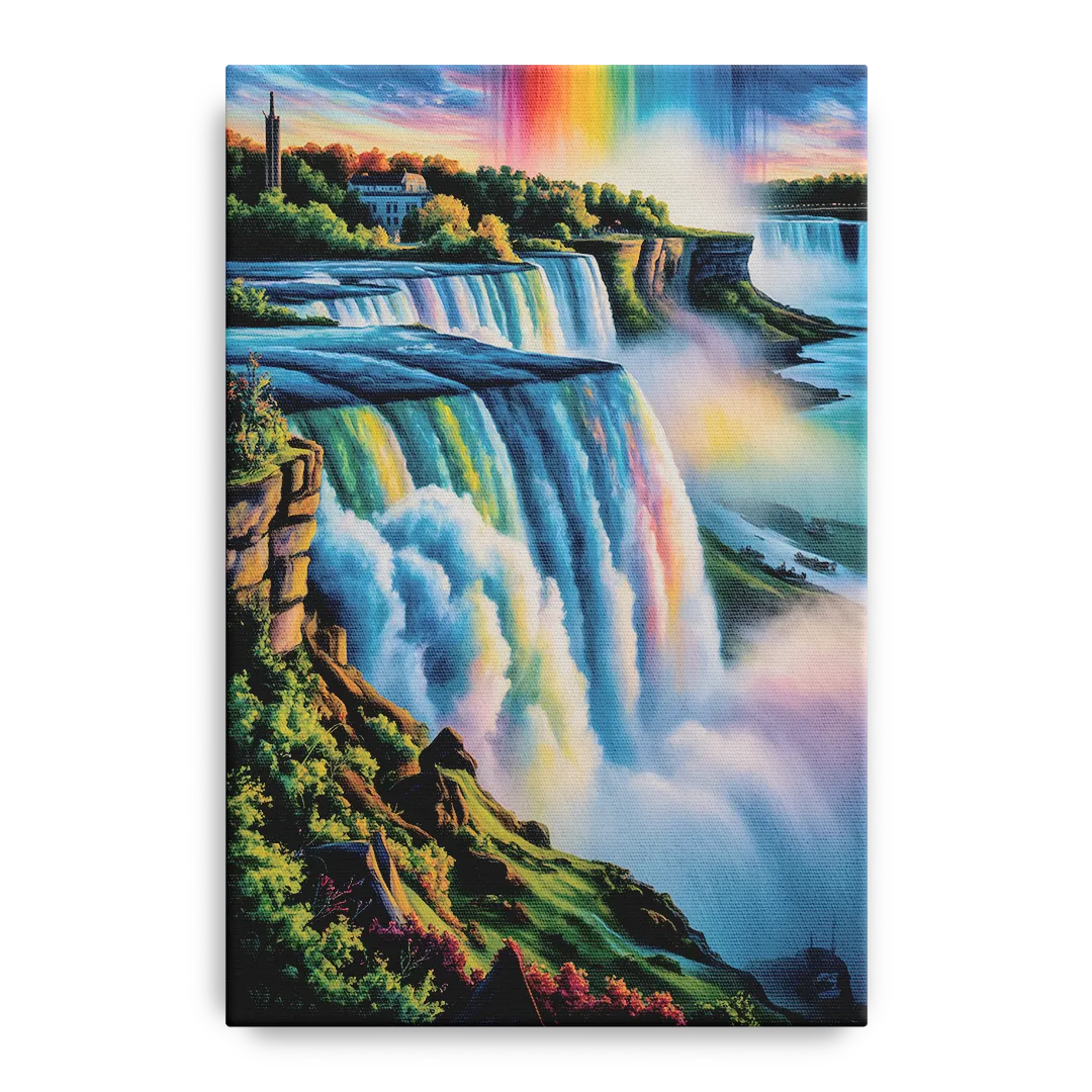 Niagara Falls Close Up Front - Canvas Wall Art