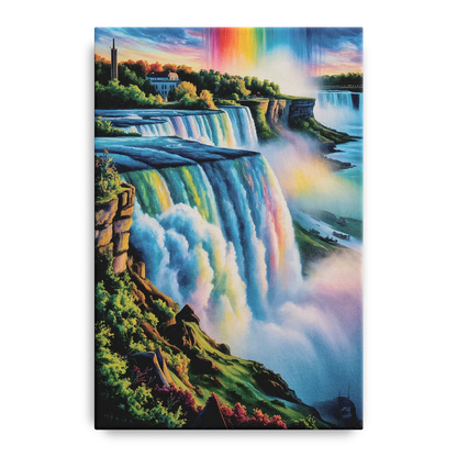 Niagara Falls Close Up Front - Canvas Wall Art