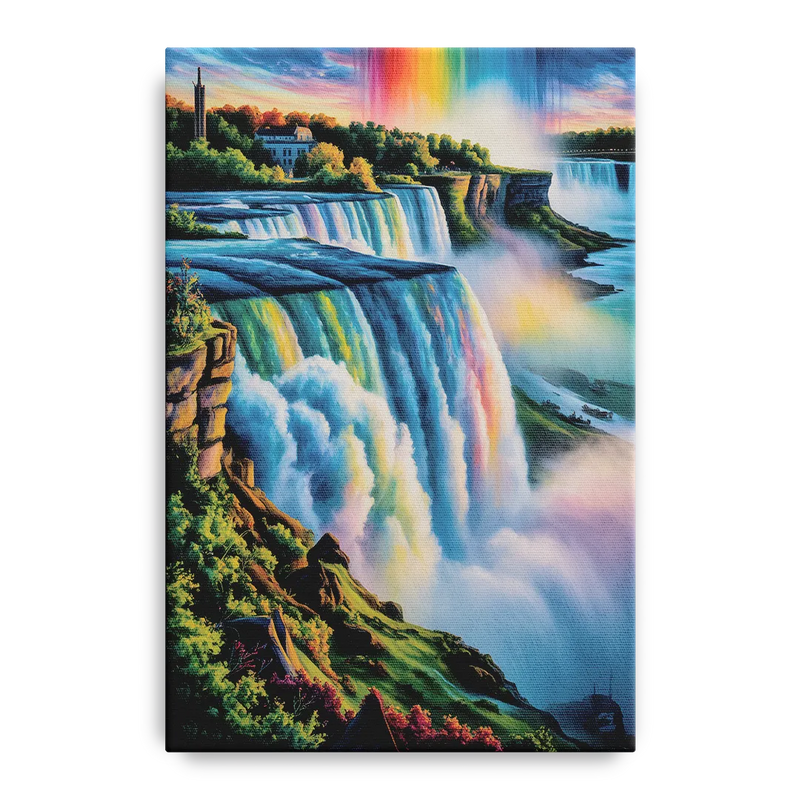Niagara Falls Close Up Front - Canvas Wall Art