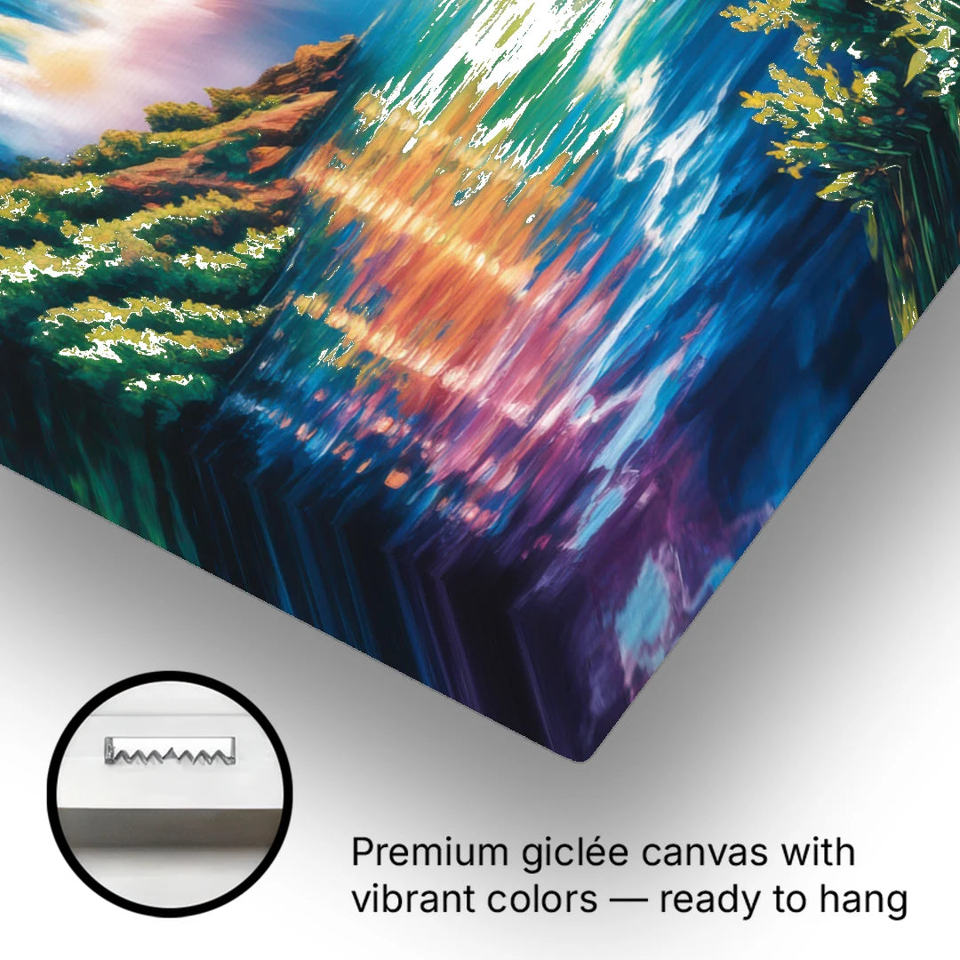Niagara Falls Nature Trail - Canvas Wall Art - Gallery Wrap Corner