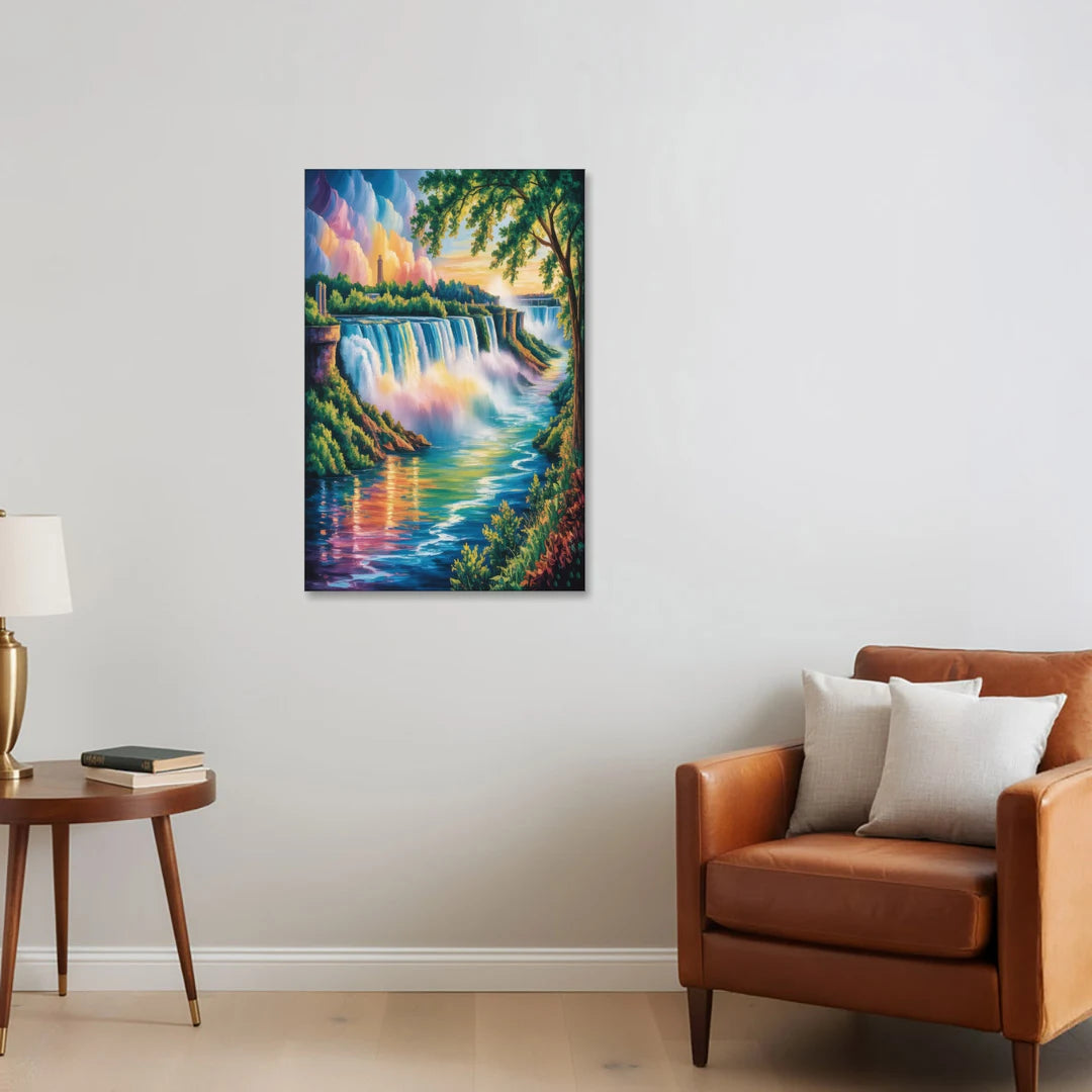 Niagara Falls Nature Trail - Canvas Wall Art - Sofa - 24x36