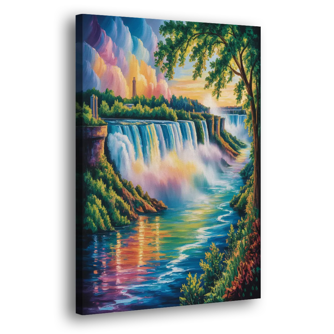 Niagara Falls Nature Trail Side - Canvas Wall Art