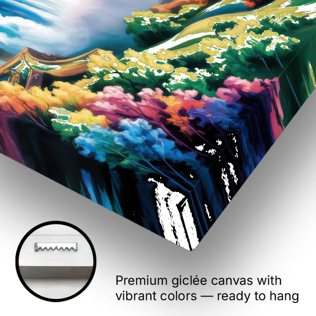 Niagara Falls Panorama - Canvas Wall Art - Gallery Wrap Corner
