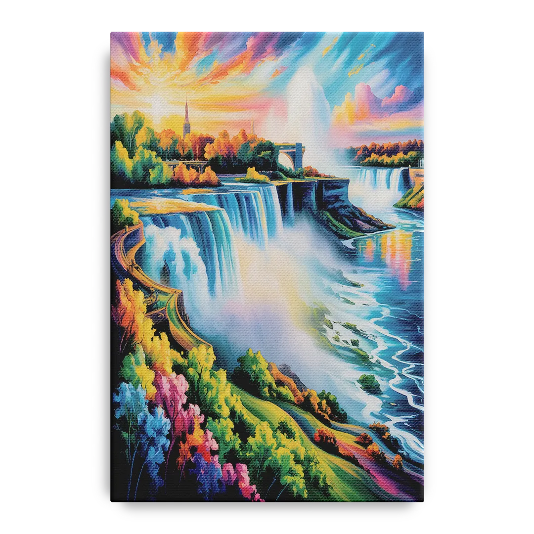 Niagara Falls Panorama Front - Canvas Wall Art