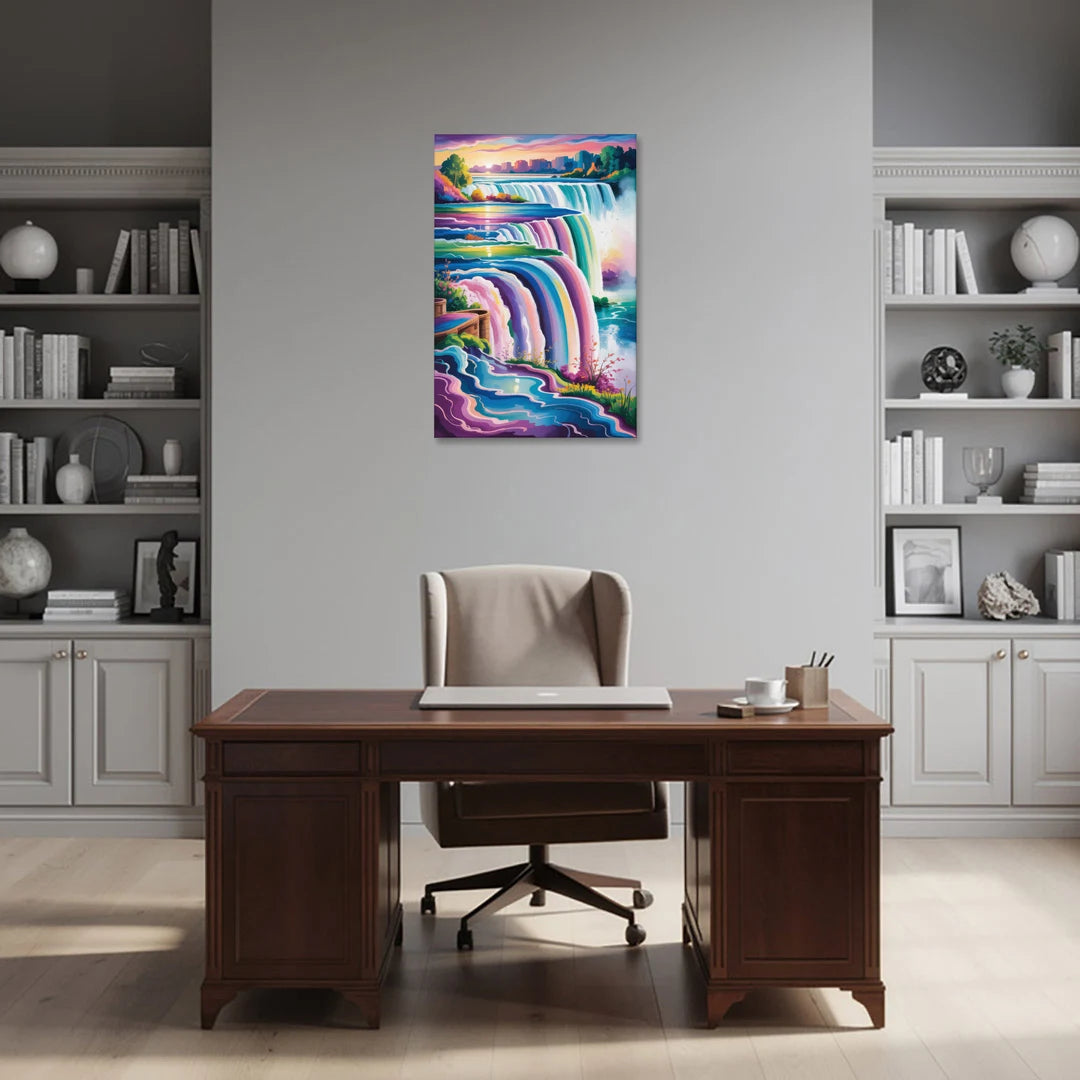 Niagara Falls Summer View - Canvas Wall Art - Office - 24x36