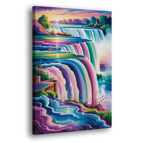 Niagara Falls Summer View - Canvas Wall Art