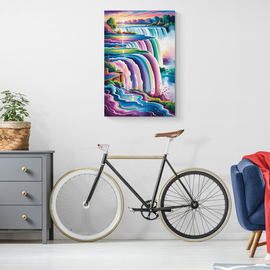 Niagara Falls Summer View - Canvas Wall Art Living Room